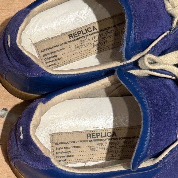 Royal Blue Margiela GATs - Picture 2 of 6